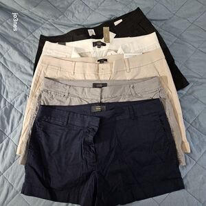 5 GAP, Ann Taylor, J Crew Womens  Shorts 16- 1 Lot
